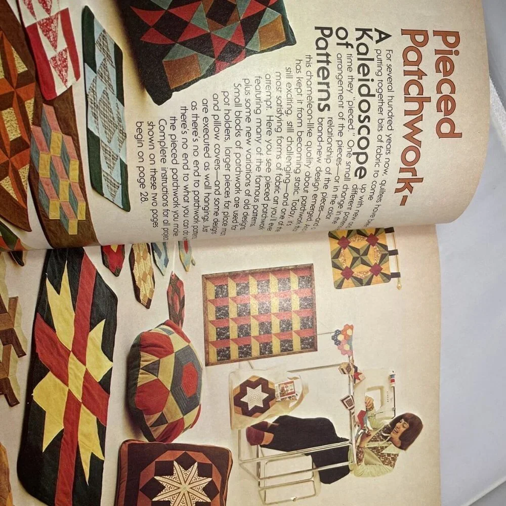 VTG Better Homes and Gardens book PATCHWORK & QUILTING hardcover 1980
